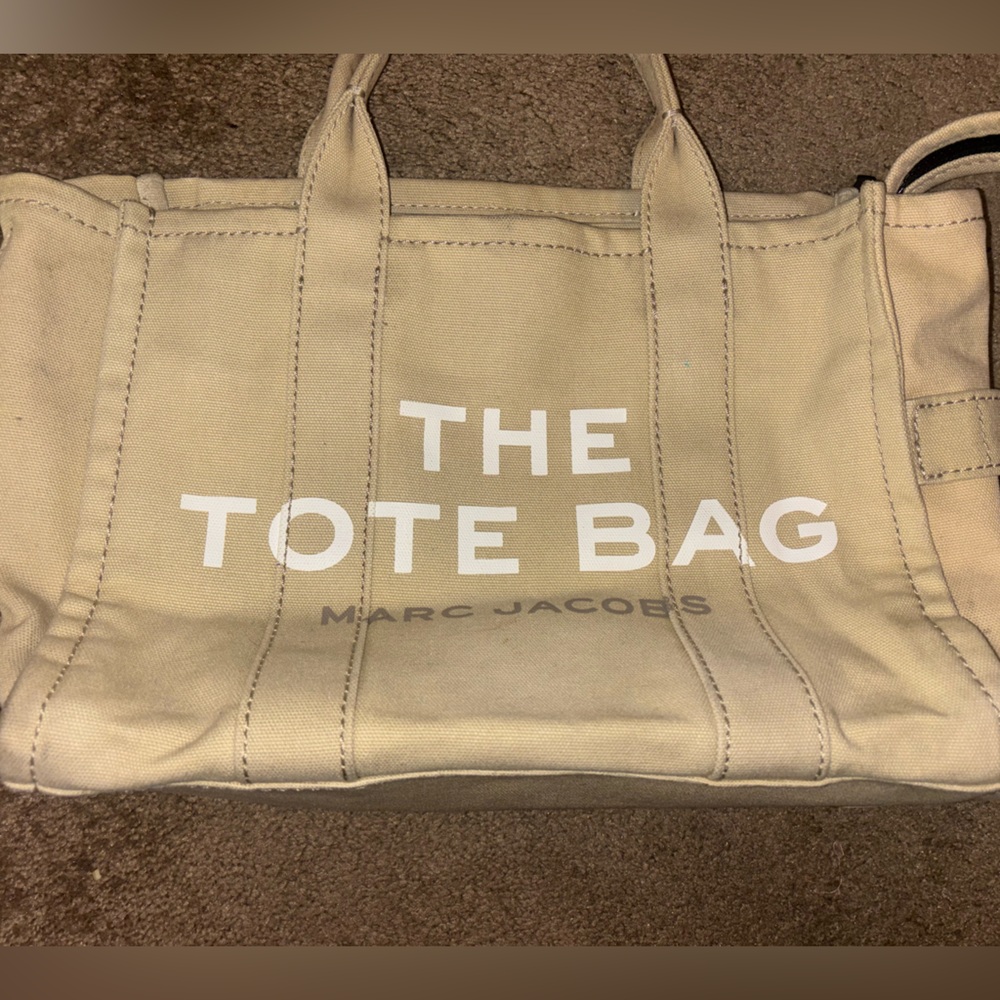 Marc Jacobs Tan Canvas Tote